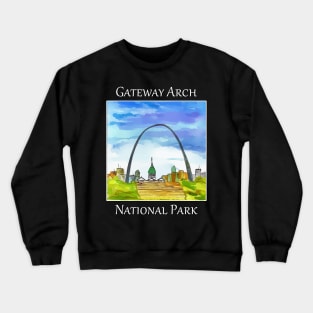 Gateway Arch National Park in St. Louis Missouri Crewneck Sweatshirt